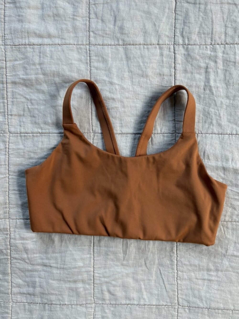 Girlfriend Collective Lou Bra in Twig